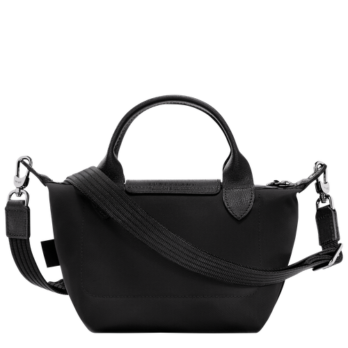 Le Pliage Energy XS Handbag , Black - Recycled canvas - View 4 of  6