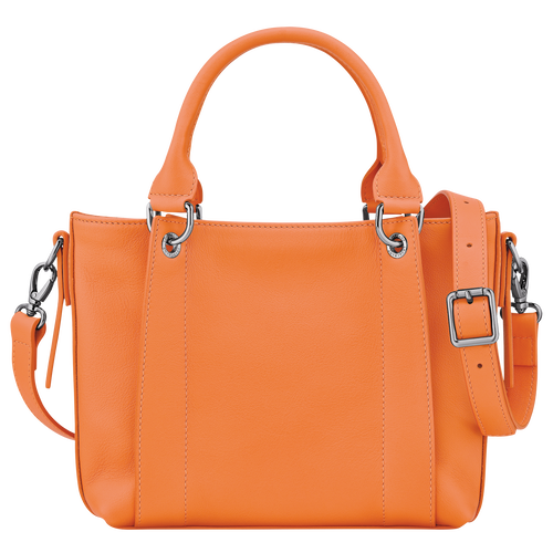 Sac cuir orange longchamp top