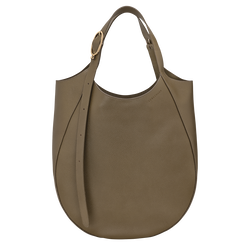 Le Foulonné XL Tote bag , Caper - Leather