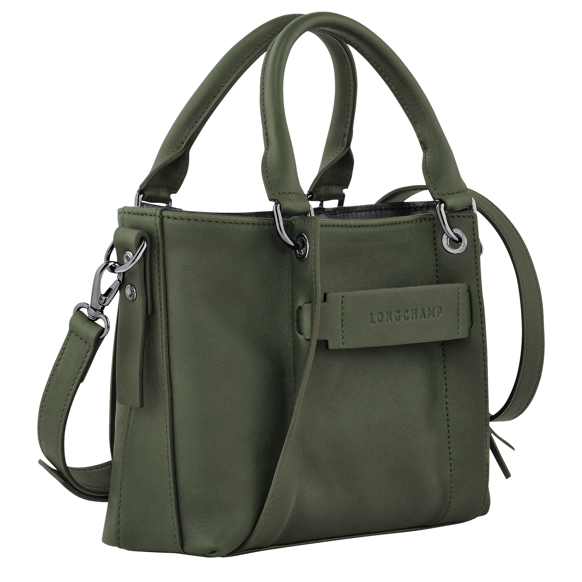 Longchamp 3D Handtasche S, Khaki