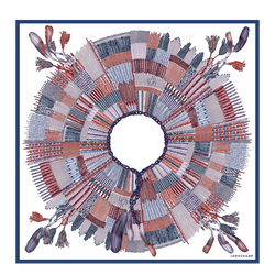 Collier Massaï - Silk scarf Silk scarf
