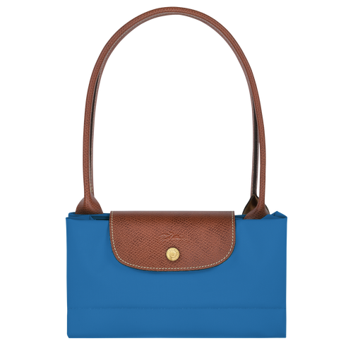 Le Pliage Original L Tote bag , Cobalt - Recycled canvas - View 5 of 5