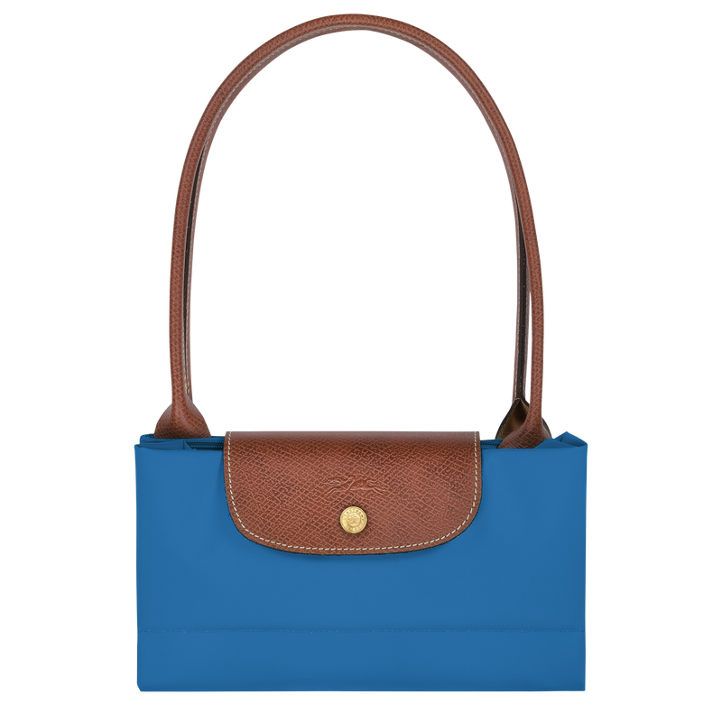 Le Pliage Original L Tote bag , Cobalt - Recycled canvas  - View 5 of 5