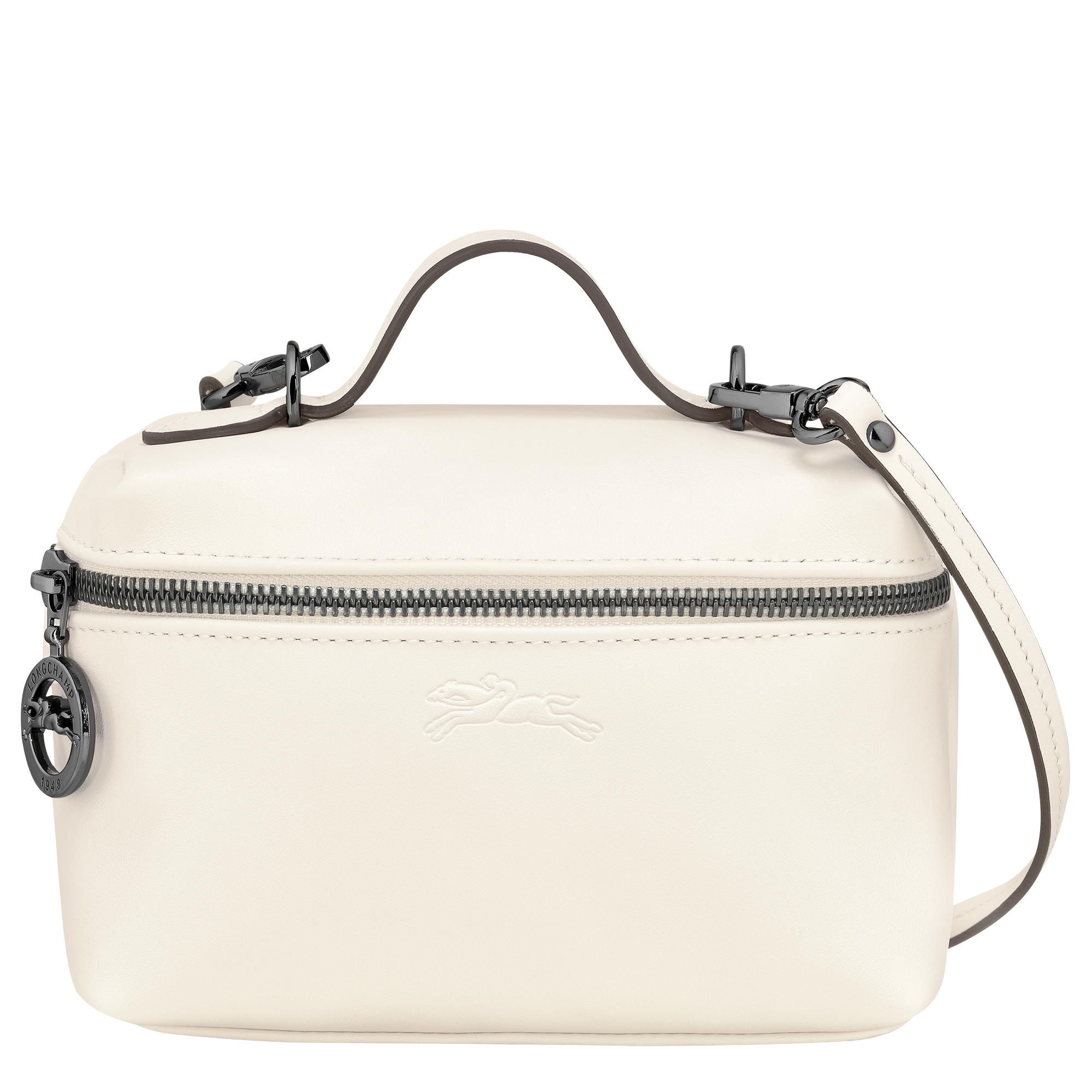 Longchamp LE PLIAGE XTRA VANITY XS牛皮盒子斜揹袋, 名牌, 手袋及銀包