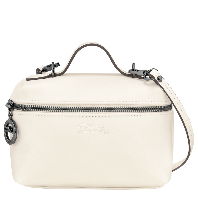 Le Pliage Xtra XS Vanity Ecru Leather Longchamp US