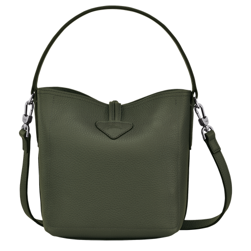 Le Roseau Essential XS Bucket bag , Khaki - Leather - View 4 of  5