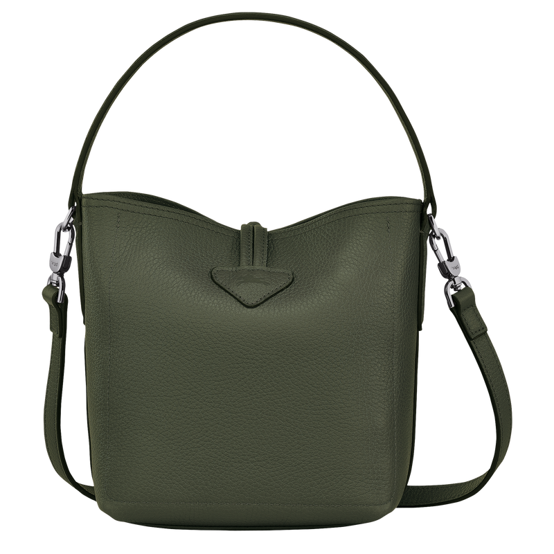 Le Roseau Essential XS Bucket bag , Khaki - Leather  - View 4 of  5