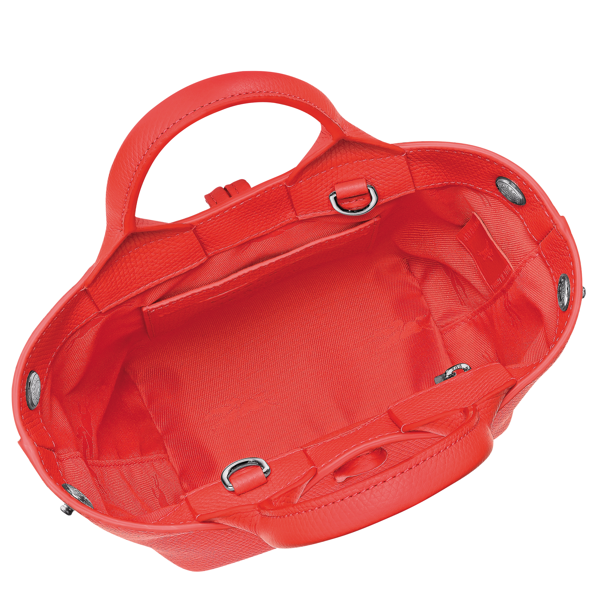 Le Roseau XS Handbag Vermilion - Leather | Longchamp US Le Roseau XS Handbag Vermilion - Leather | Longchamp US