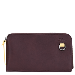 Longchamp Pocket Pouch , Mocha - Leather