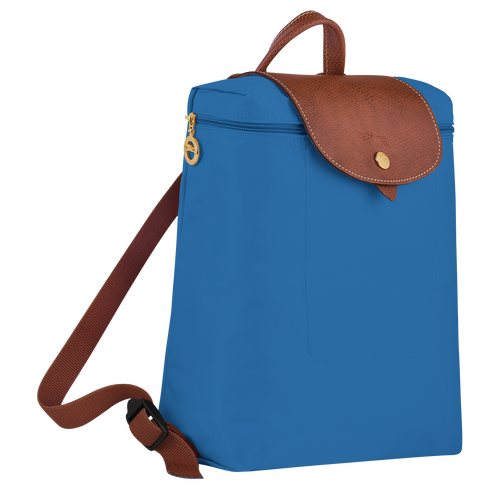 Le Pliage Original M Backpack , Cobalt - Recycled canvas - View 3 of 6