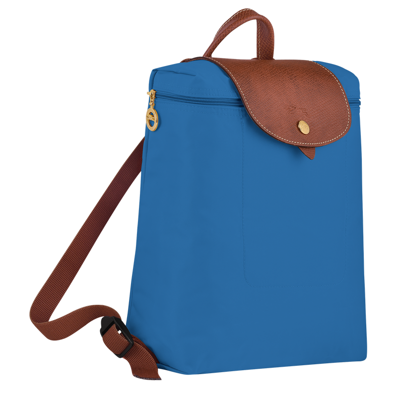 Le Pliage Original M Backpack , Cobalt - Recycled canvas  - View 3 of  6