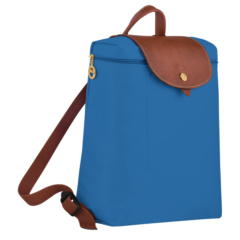 Le Pliage Original M Backpack , Cobalt - Recycled canvas  - View 3 of 6