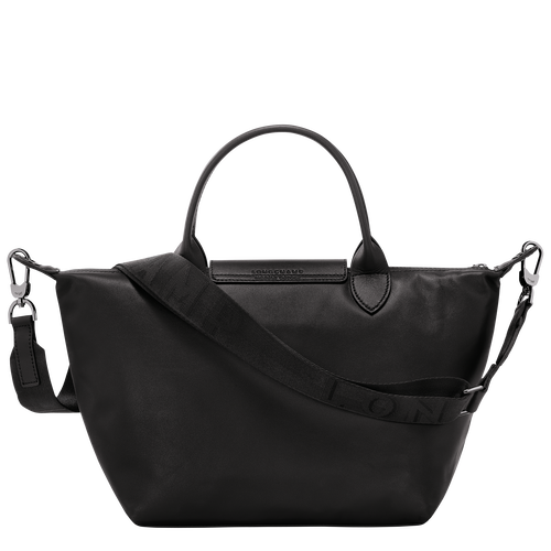 Le Pliage Xtra S Handbag , Black - Leather - View 4 of 6