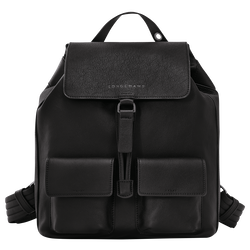 Longchamp 3D S Backpack , Black - Leather