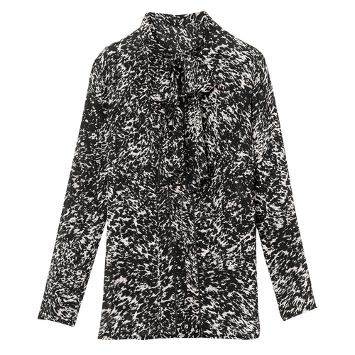 Blouse, Noir/Blanc Vue 1 de Blouse, Noir/Blanc, hi-res
