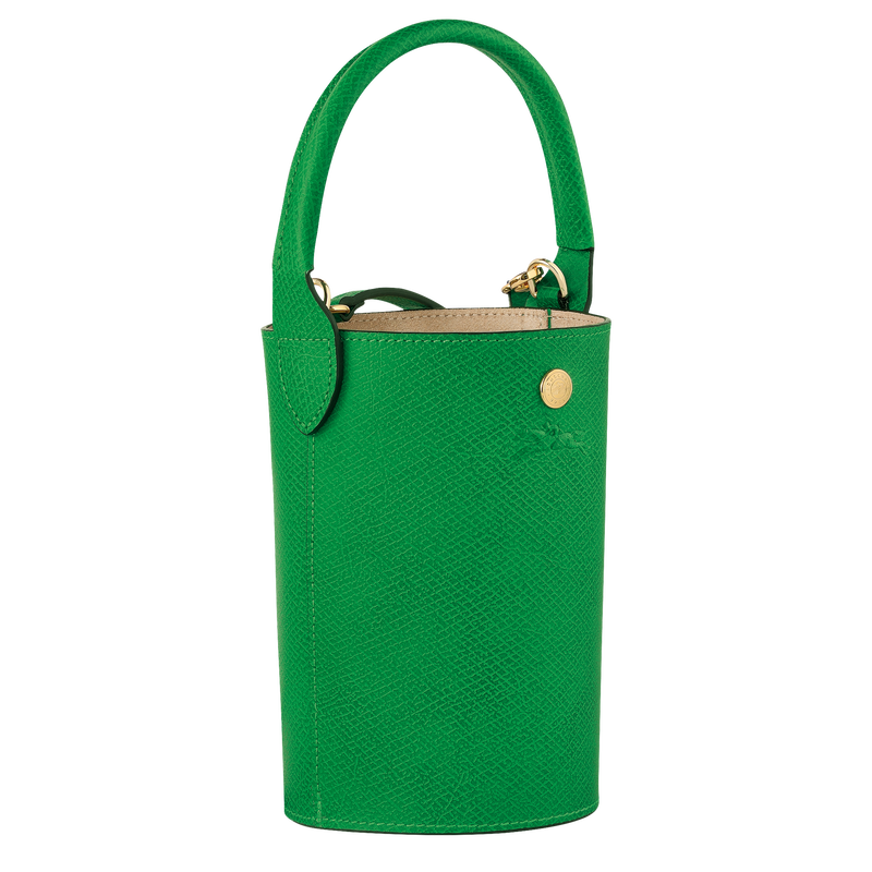 Sac bandoulière XS Épure , Cuir - Vert  - Vue 3 de 5