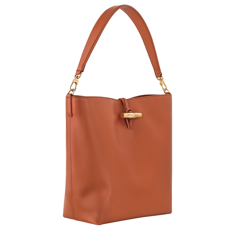 Le Roseau M Hobo bag , Bark - Leather  - View 3 of  6