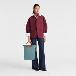 Le Pliage Original M Tote bag , Eucalyptus - Canvas