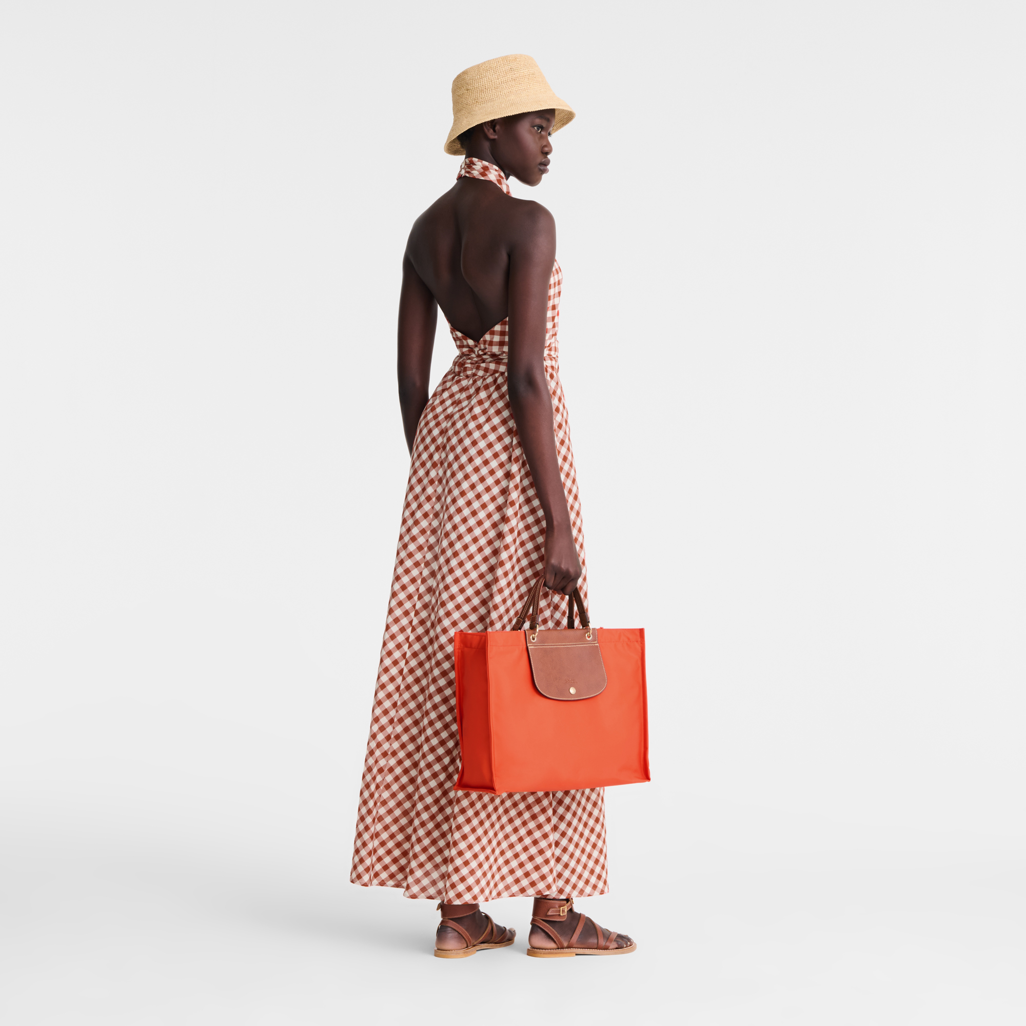 カバ ロンシャン L ショッピングバッグ キャロット カバ ロンシャン L ショッピングバッグ キャロット