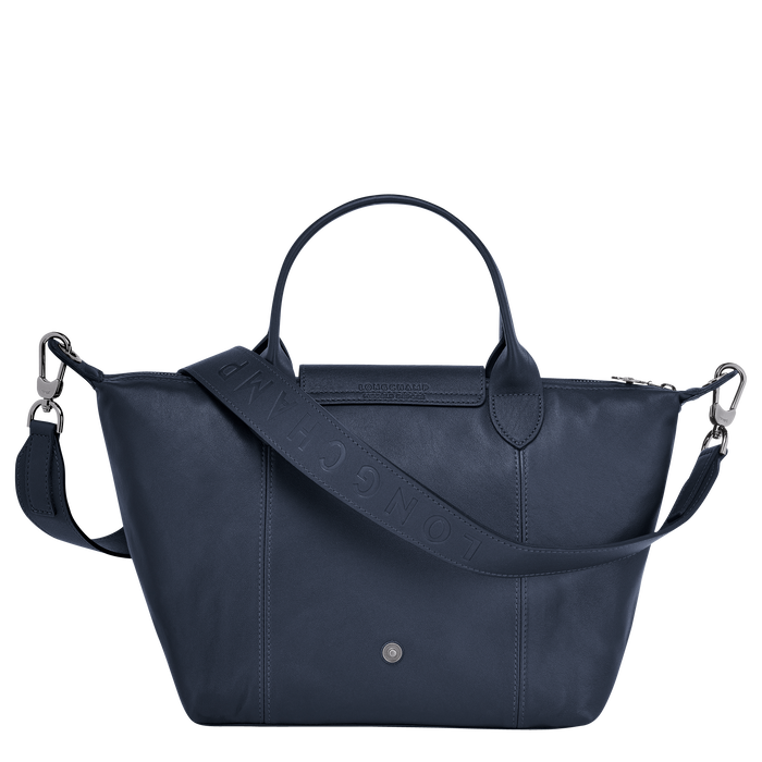 トップハンドルバッグ S ル プリアージュ キュイール ネイビー ...