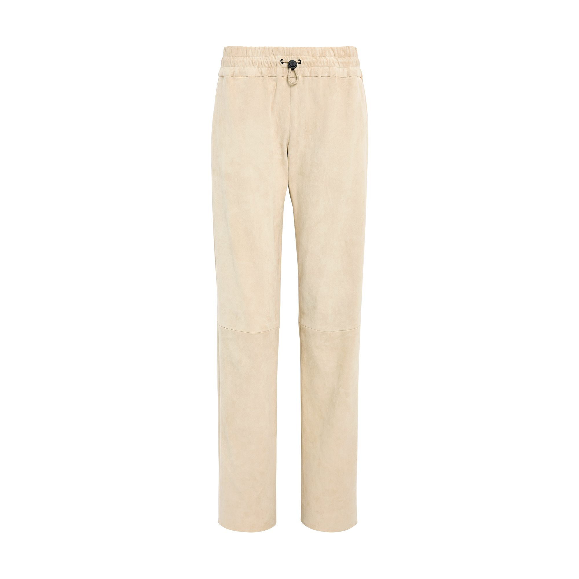 null Leather straight pants, Linen