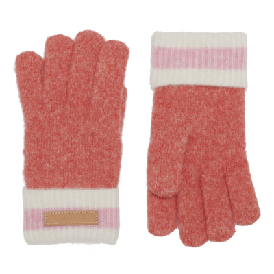 Gants , Maille - Corail/Rose