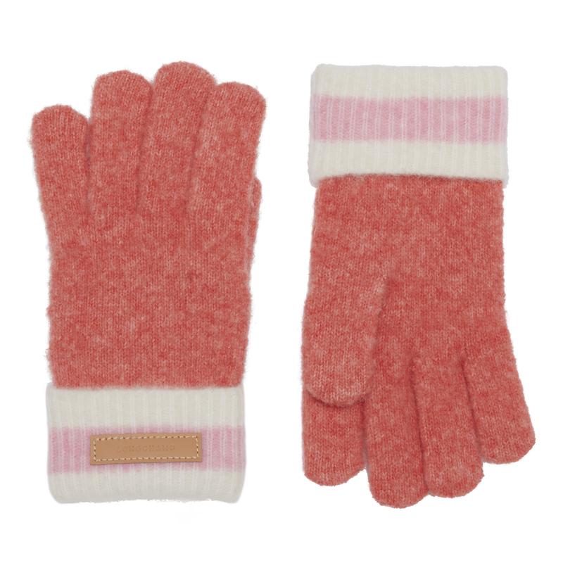 Gloves , Coral/Pink - Knit  - View 2 of  2