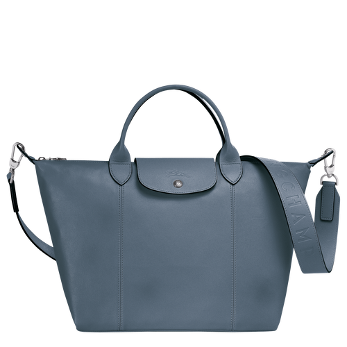 Top Handle Bag M Le Pliage Cuir Nordic L1515757743 Longchamp Gb - Longchamp Le Pliage Leather Top Handle Bag M Le Pliage Cuir Nordic L1515757743 Longchamp Gb - Longchamp Le Pliage Leather