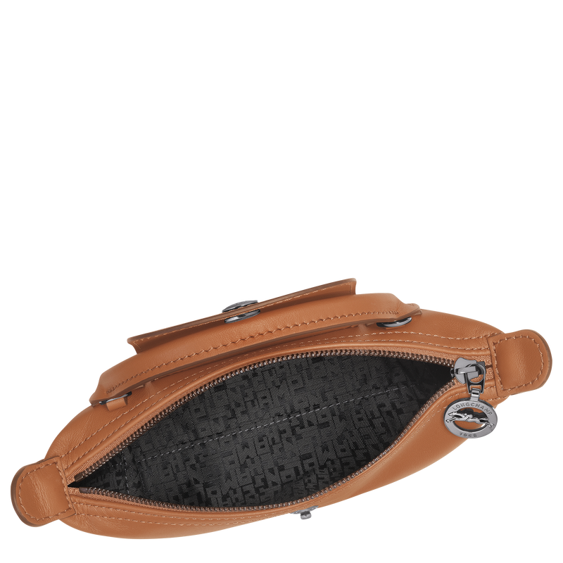 Le Pliage Xtra XS Pouch , Cashew - Leather  - View 5 of  5