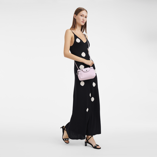 Le Pliage Xtra XS Crossbody bag , Petal Pink - Leather - View 2 of 5