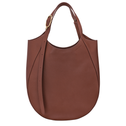 Le Foulonn&eacute; XL Tote bag , Coffee - Leather