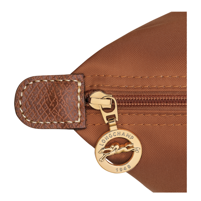 Le Pliage Original L Tote bag , Cognac - Recycled canvas  - View 5 of  6