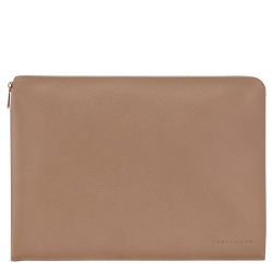 Le Foulonné Laptop case , Biscuit - Leather