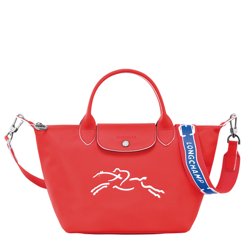 Handtasche S Le Pliage Xtra , Leder - Rot - Ansicht 1 von 6