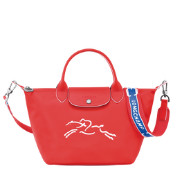 Le Pliage Xtra S Handbag , Red - Leather