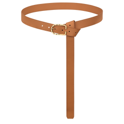 Le Roseau Ladies' belt , Caramel - Leather