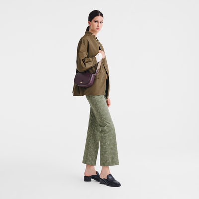 Épure Sac bandoulière S, Aubergine