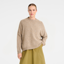 Sweater , Sand - Knit