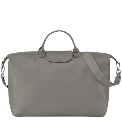 Sac de voyage L Le Pliage Xtra , Cuir - Tourterelle