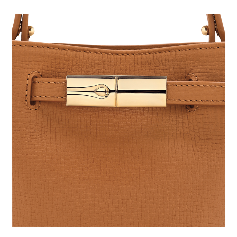 Sac seau XS Le Smart , Cuir - Caramel  - Vue 6 de 6