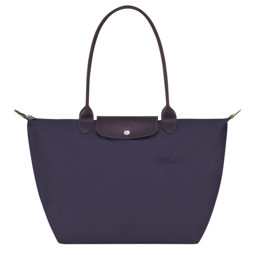 Le Pliage Green L Tote bag , Bilberry - Recycled canvas - View 1 of  4