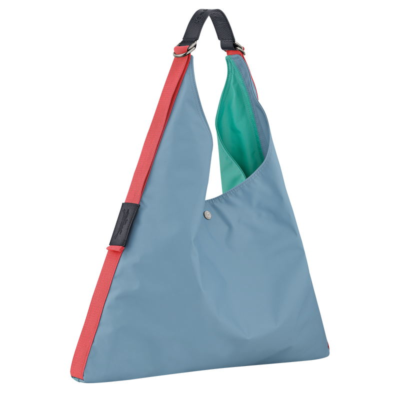 Re-Play Shoulder bag , Thunderstorm/Turquoise - Canvas  - View 3 of  5