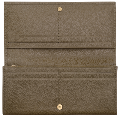 Le Foulonné Long continental wallet, Caper