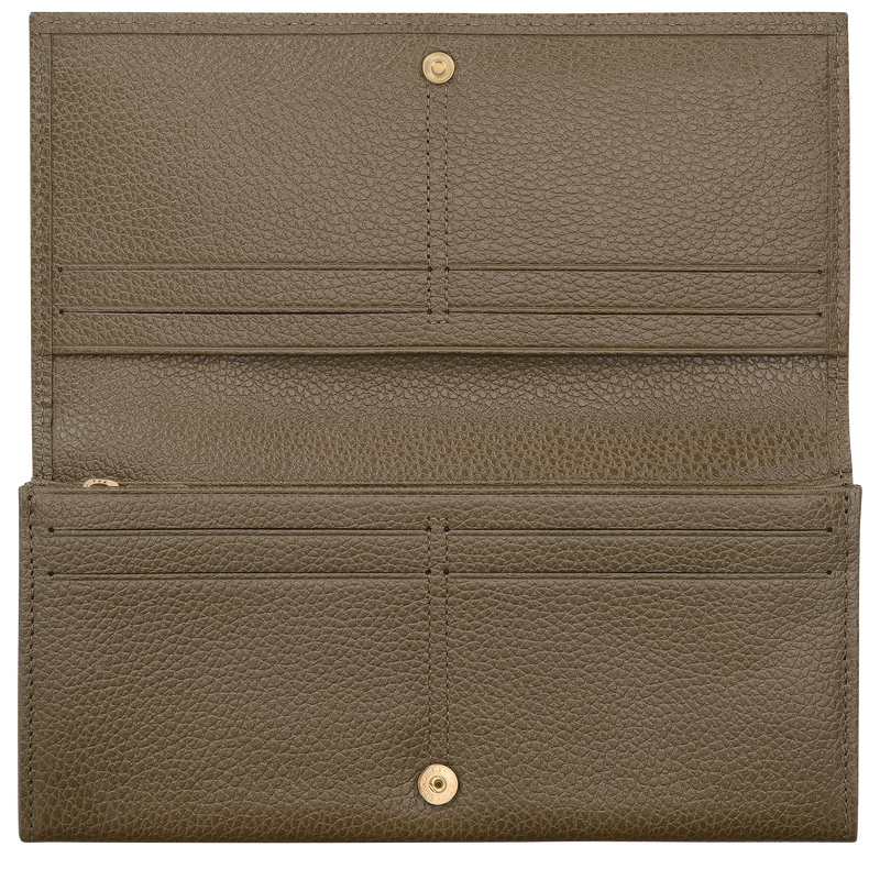 Le Foulonné Long continental wallet , Caper - Leather  - View 3 of  3