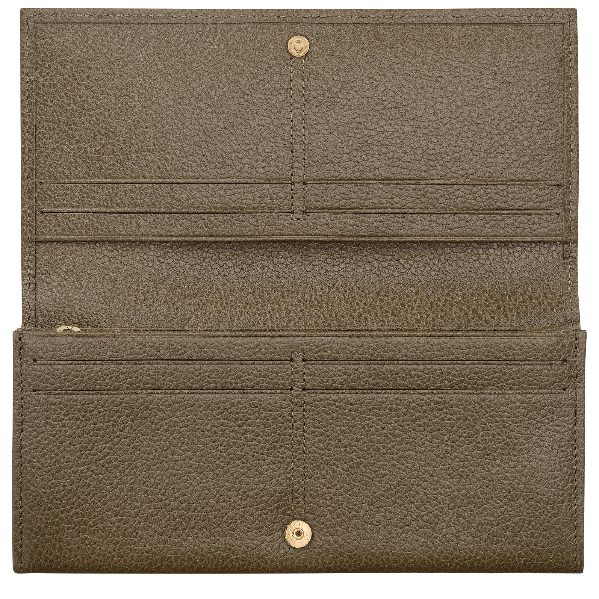 Long continental wallet, Caper - View 3 of
3 - zoom in Le Foulonné Long continental wallet, Caper