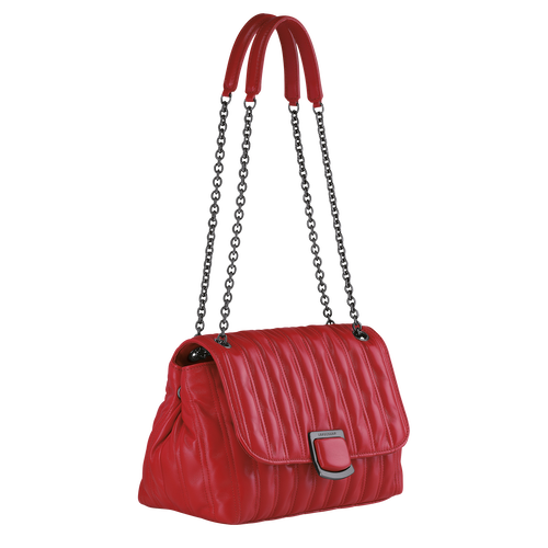 Crossbody bag M Brioche Red (10131HVV545) | Longchamp US Crossbody bag M Brioche Red (10131HVV545) | Longchamp US