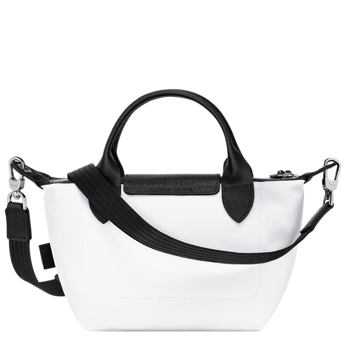 Le Pliage Energy XS Handbag , White - Recycled canvas - View 3 of  5
