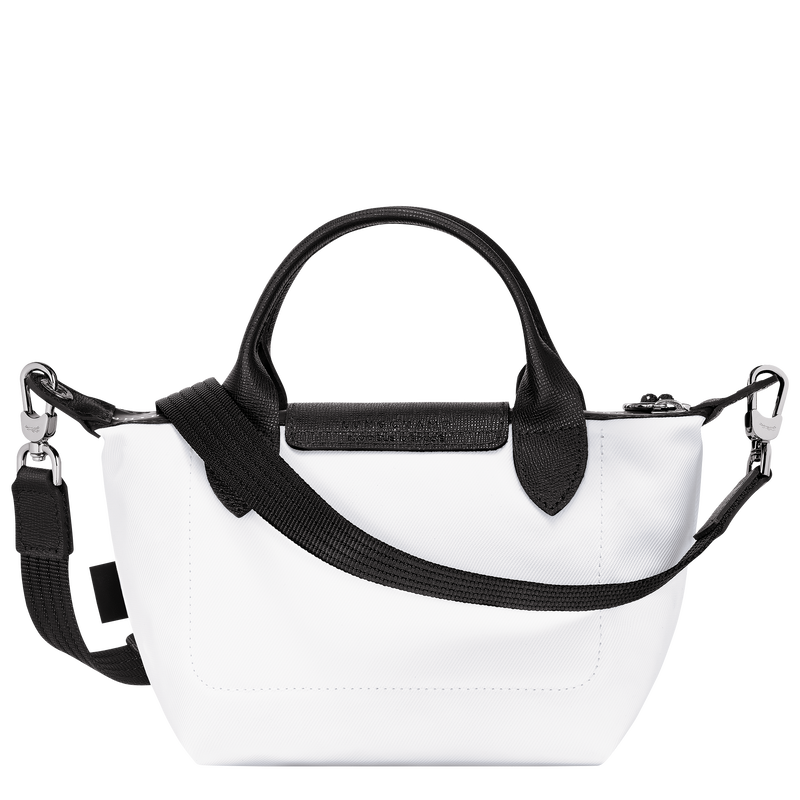 Le Pliage Energy XS Handbag , White - Recycled canvas  - View 3 of  5