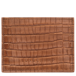 Longchamp Pocket Card holder , Cashew - Leather