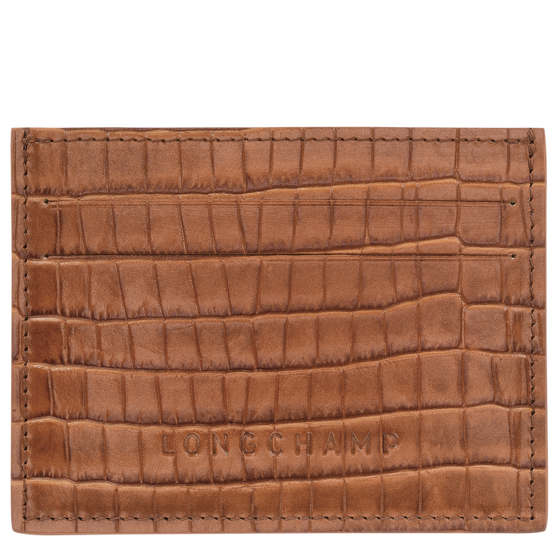 Karten-Etui Longchamp Pocket , Leder - Cashew  - Ansicht 1 von 2